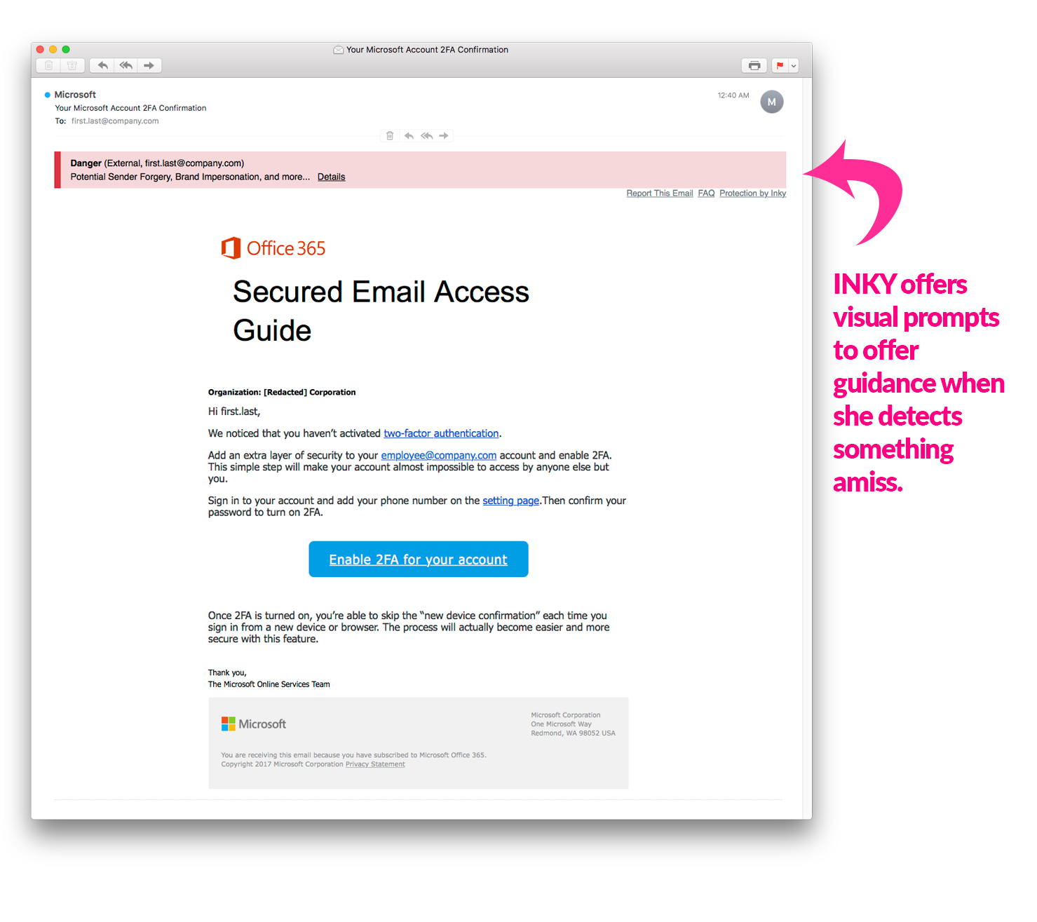 AntiPhishing Software Platform Email Security Microsoft 365